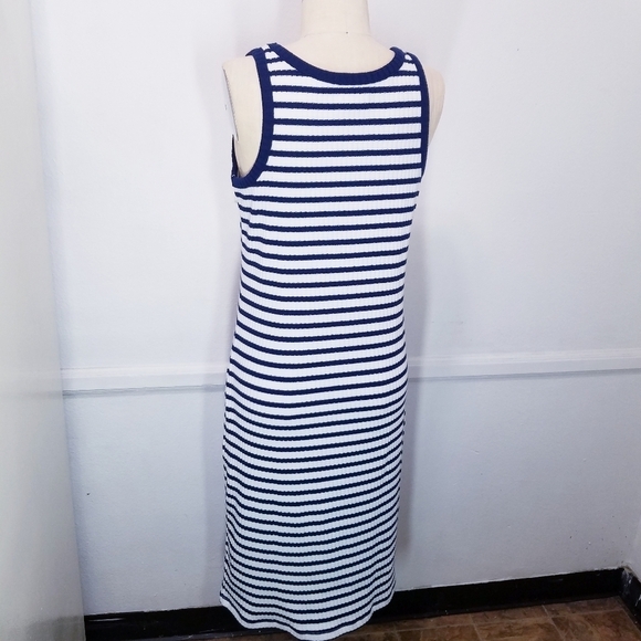 NEW Madewell | Stripe Sleeveless Tank Maxi Dress L - Picture 13 of 14